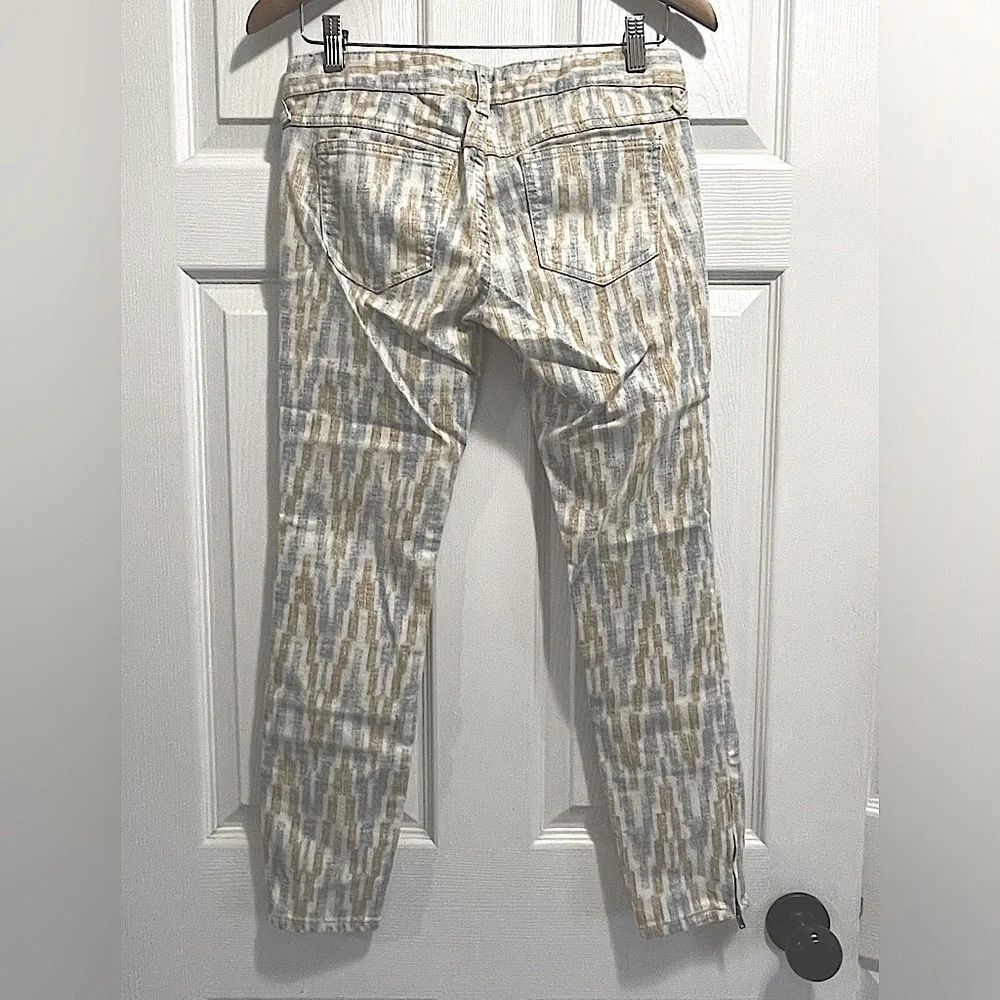 FREE PEOPLE Ikat Ankle Zip Skinny Jeans Low Rise Size 26 - Picture 7 of 9